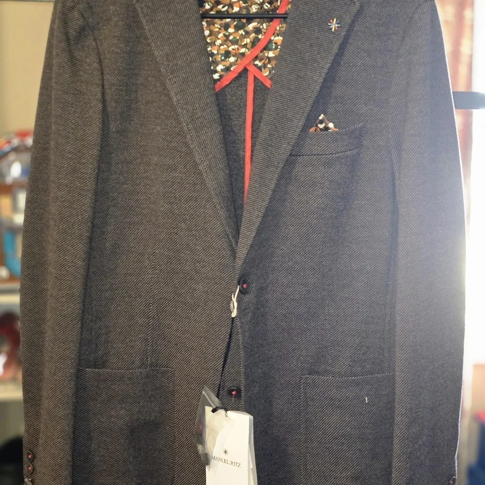 Manuel Ritz Gray Sport Coat - Picture 4 of 8